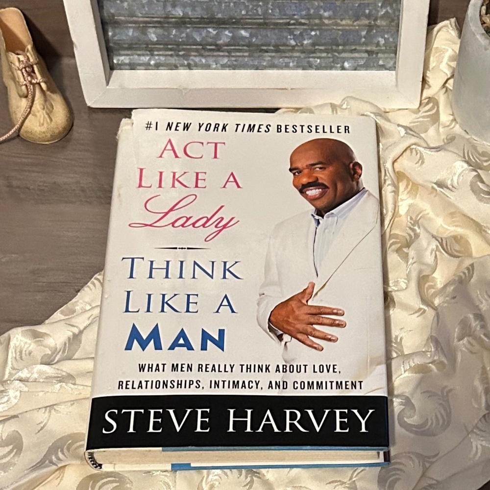 😉Bundle Days😉How To Act Like A Lady Think Like A Man Steve Harvey Hardcover Book
